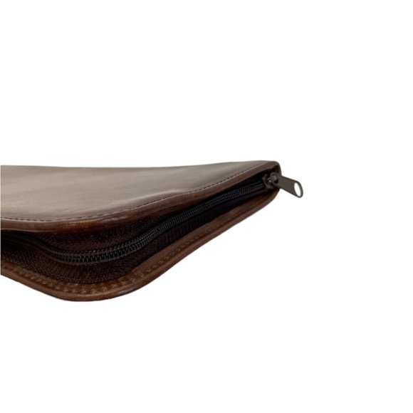 Crouch & Fitzgerald Leather Tie Case Brown - Picture 7 of 8